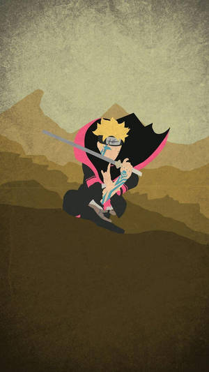 Boruto van Naruto Foon — Naruto foon GIF Muurpapier