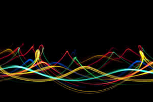 Neonprente — Neon Muurpapier