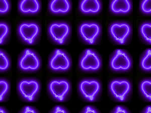 Bring lewe na jou mure met hierdie lewendige en eklektiese Neon Pers muurpapier