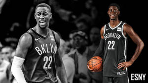 Brooklyn Nommer 22 Caris Levert Omslag agtergrond — 16:9 Muurpapier