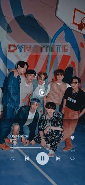 BTS 2021 Dynamite Speel — 19.5:9 Muurpapier