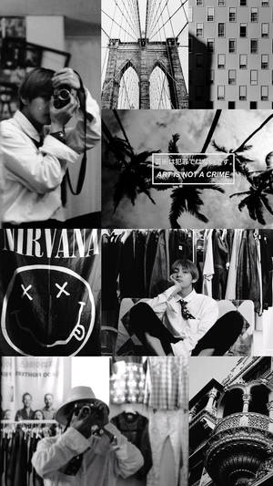 BTS Estetiese BNW Kim Taehyung — Bts esteties Muurpapier