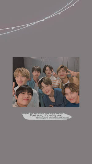 BTS Estetiese Groepie Malligheid — Bts esteties Muurpapier