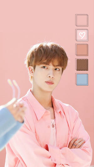 BTS Estetiese Wêreldwye Handsome Jin — Bts esteties Muurpapier