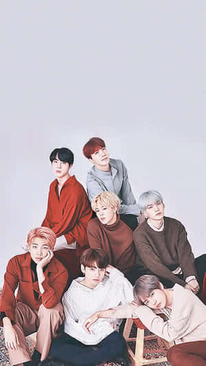 BTS iPhone-agtergrond — Bts groep foto GIF Muurpapier
