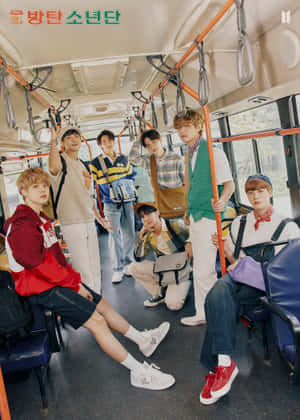 Bts prente — Bts groep foto GIF Muurpapier