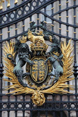 Buckingham Paleis Hek Ingang — Huawei MatePad Edge Muurpapier