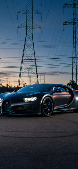 Bugatti Agtergrond — Tecno Pop X Muurpapier