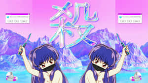 Burokuns Anime PFP Estetika — Estetiese kuns Muurpapier
