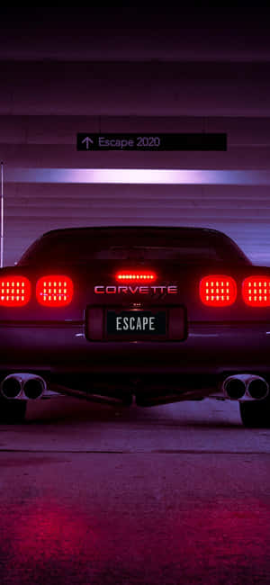C4 Corvette prente — POCO C81 Muurpapier