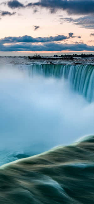 Iphone X Niagara Waterval Agtergrond — Xiaomi 18 Pro Muurpapier