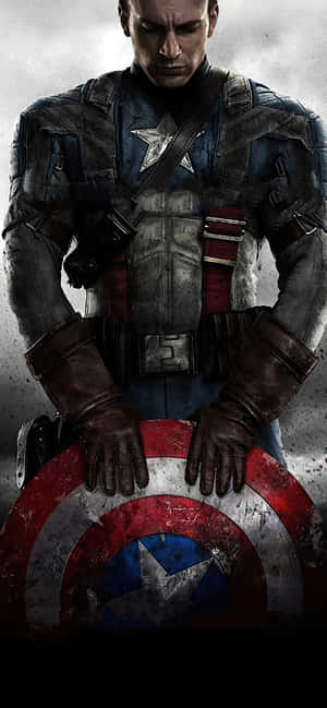 Captain America Agtergrond — Redmi 15C Muurpapier