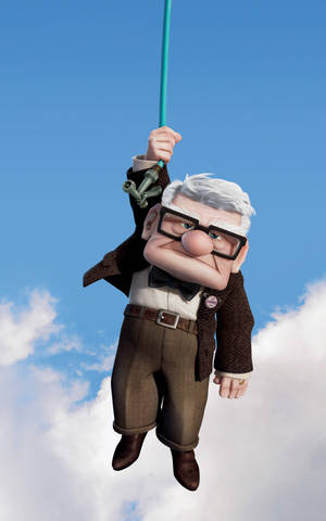 Carl Fredricksen Up Fliek agtergrond — Galaxy Tab S9 Ultra Muurpapier