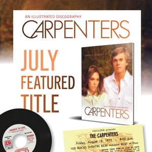 Carpenters Geïllustreerde Diskografie — Boek estetika Muurpapier
