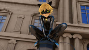 Cat Noir prente — Cat Noir Muurpapier