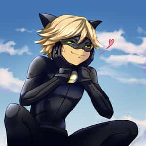 Cat Noir prente — Cat Noir Muurpapier