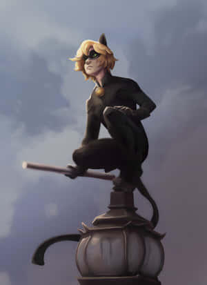 Cat Noir prente — Cat Noir Muurpapier