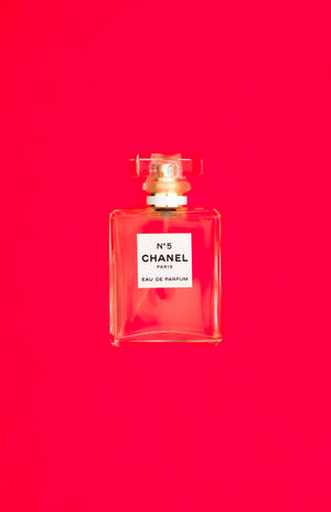 Chanel No. 5 Rooi Estetika agtergrond — Honor MagicPad4 Muurpapier