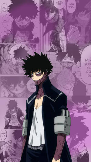 Oulike Dabi op Pers Agtergrond — Pers estetiese GIF Muurpapier
