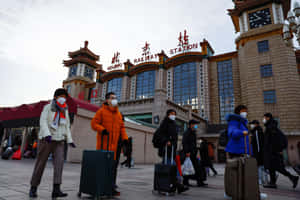Chinese karakters verlig deur 'n straatlig