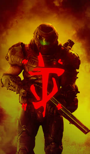 Pixel 3xl Doom Agtergrond — Tecno Megapad Muurpapier