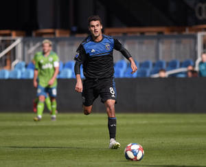 Chris Wondolowski San Jose Earthquakes Aanvaller — Sokker GIF Muurpapier