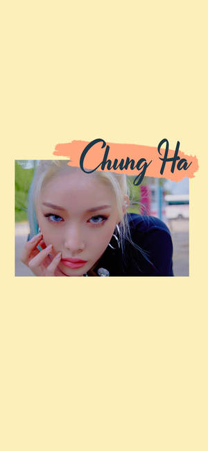 Chungha aanhangerkuns agtergrond — iPhone 17 Muurpapier