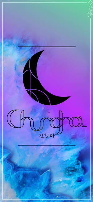 Chungha maanlogo muurpapier — iPhone 16e Muurpapier