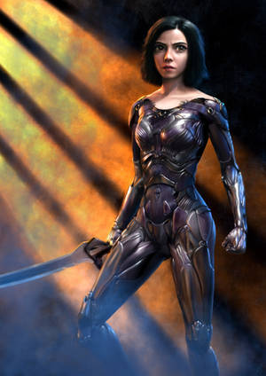 Cyborg Liggaam Alita: Battle Angel muurpapier. — OnePlus Pad 3 Pro Muurpapier