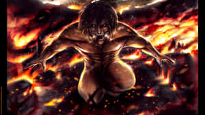 Attack On Titan prente — Attack on titan Muurpapier