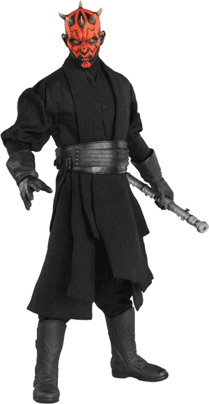 Darth Maul met Ligswaard