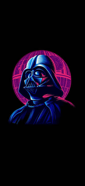 Darthwave Star Wars 4k iPhone — iPhone 16 Plus Muurpapier
