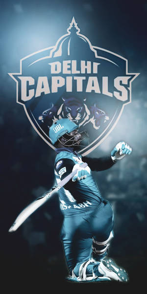 Delhi Capitals Speler 17 agtergrond — 18:9 Muurpapier