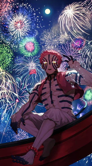 Demon Slayer Akaza van die Twaalf Kizuki