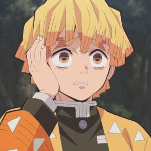 Demon Slayer Bangs vir Zenitsu — Demon slayer zenitsu Muurpapier