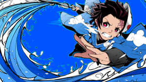 Demon Slayer 4k prente — Demon slayer Muurpapier