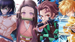 Demon Slayer 4k prente — Rui Demon Slayer Muurpapier