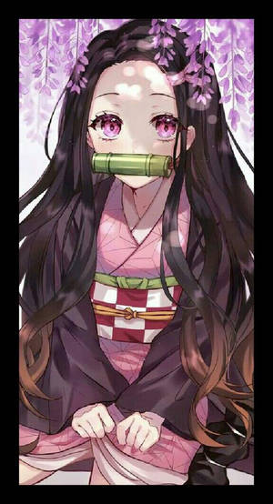 Muurpapier Demon Slayer Nezuko — Demon Slayer Nezuko Muurpapier