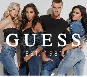 Denim Guess Oorals agtergrond — Neutraal Muurpapier