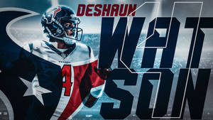 Deshaun Watson naamkuns plakpapier — Middernag Muurpapier