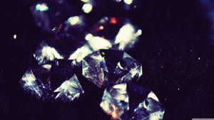 Diamante vintage estetiese makro-agtergrond — Studio Display Muurpapier