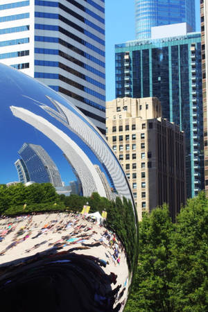 Die Bean Chicago Nabyfoto — Huawei MatePad 11.5 S (2025) Muurpapier