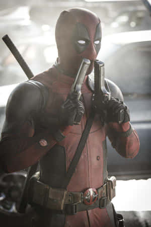 Die Bek met 'n Mond Keer Terug - Deadpool 2 Fliekplakkaat — Xiaomi Mix Muurpapier