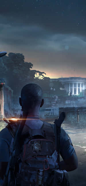 Iphone Xs Max The Division Agtergrond — POCO M8 Power Muurpapier