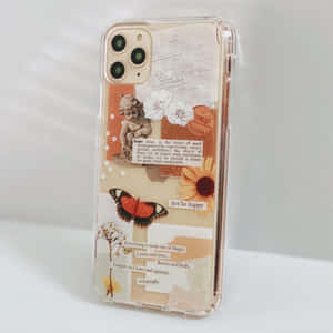 iPhone estetiese prente — Estetiese iPhone-agtergrond Muurpapier