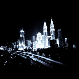 Dark City Agtergrond — Donker stad Muurpapier