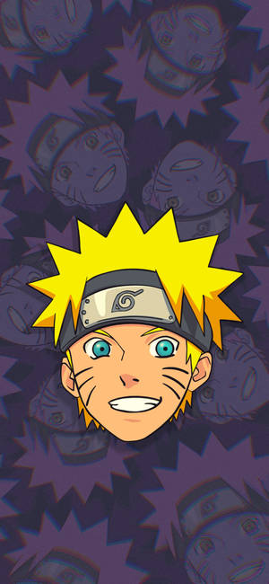 Geel Naruto — iPhone 14 Muurpapier