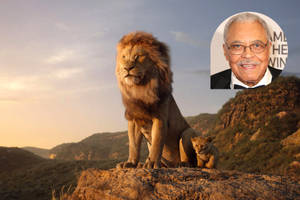 Die Leeu Koning James Earl Jones — Leeu Muurpapier
