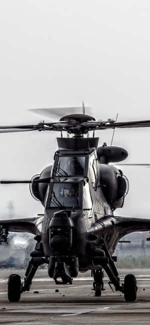 Iphone Xs Helikopters Agtergrond — iPhone 13 Muurpapier