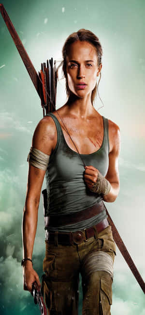 Iphone Xs Max Rise Of The Tomb Raider Agtergrond — iPhone 16 Pro Max Muurpapier